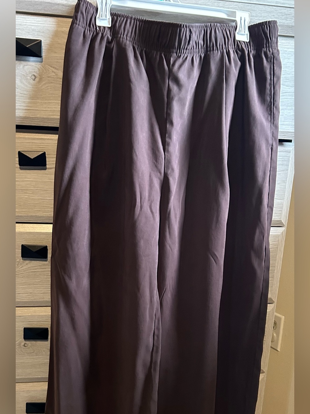 H&M Chocolate Brown Pull-On Wide Pants